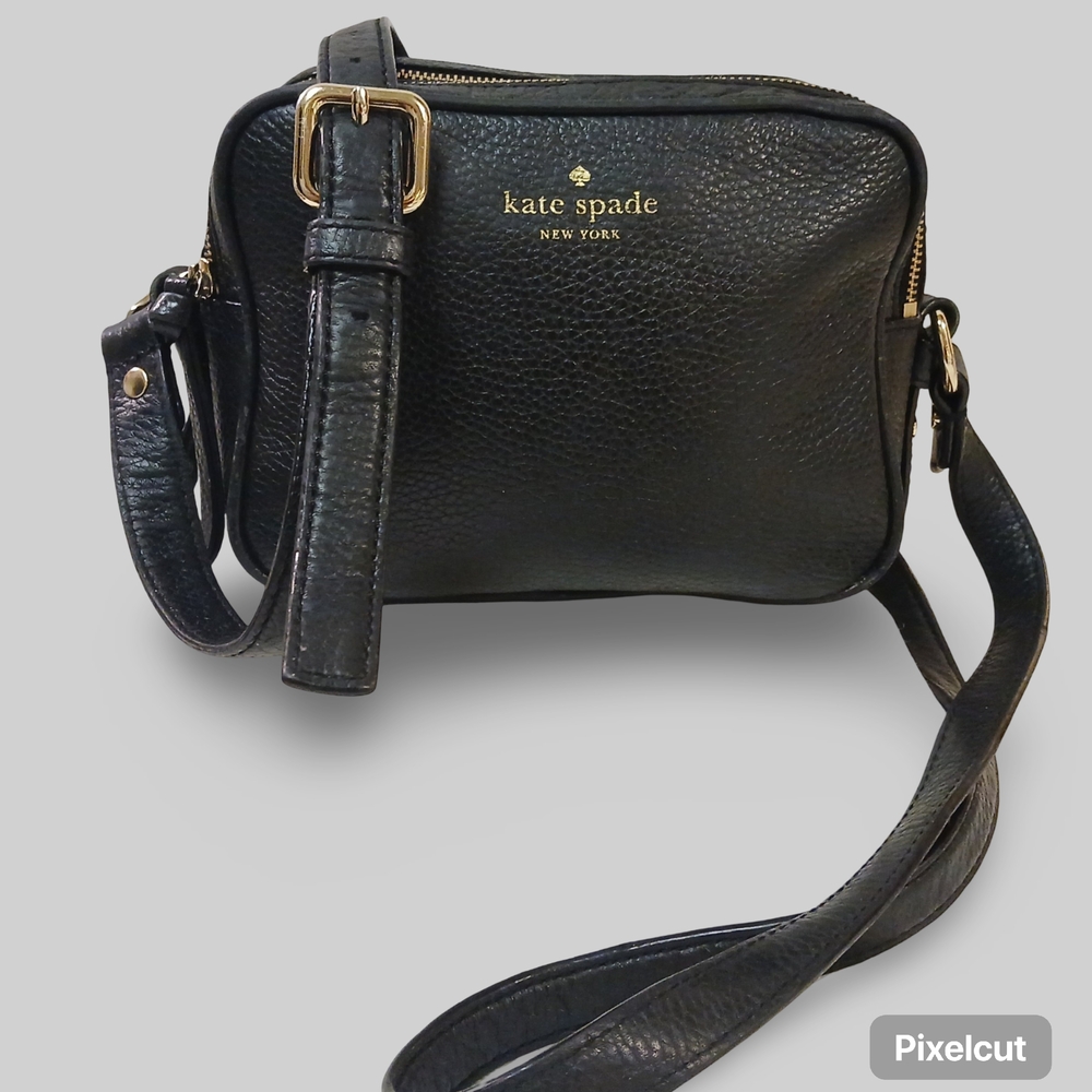 Kate Spade New York Pyper Mulberry Street Black Leather Crossbody Bag